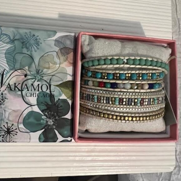 NEW Nakamol Beaded Wrap Bracelet - Picture 3 of 8